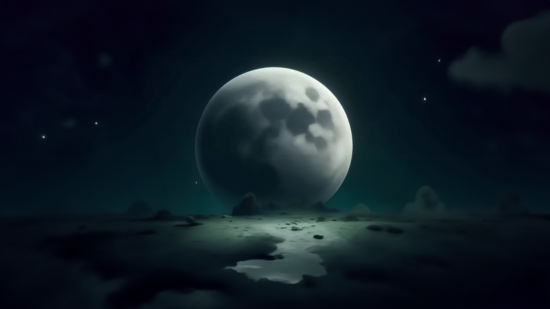 Moonflow background